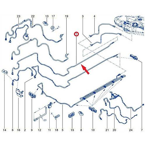 YAKIT DEPO BORUSU OEM NO.: 175064923R , 175061845R , 175060096R