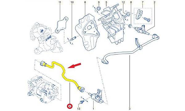 YAKIT BORUSU OEM NO.: 166720944R , 1404200Q0F