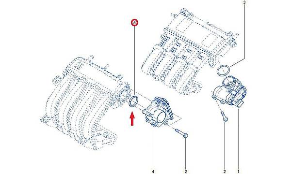 GAZ KELEBE CONTASI OEM NO.: 7701059328 , 1661800QAH