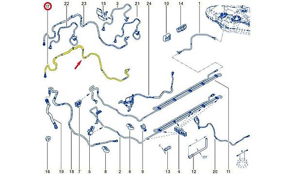 YAKIT BORUSU OEM NO.: 175062719R