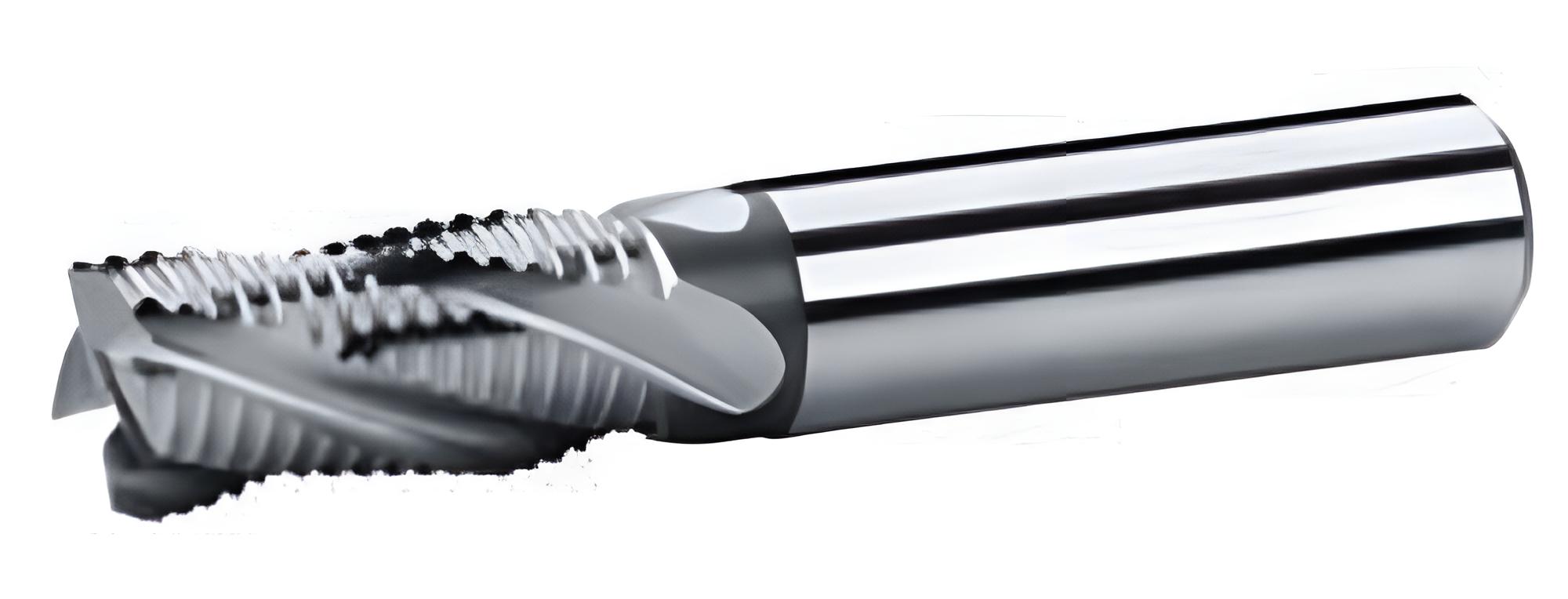 6,0 x 13 x 57, d2=6 mm - HSS Freze ucu, Kaba Talaş Parmak Freze DIN844, Tp NR Frezeleme kesici takım, Z=4