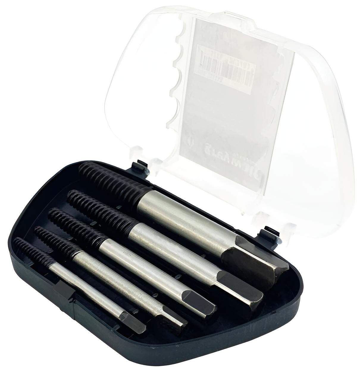 Ters HSS Kılavuz Takımları, Vida sökücü 5 parçalı Set, vida sökücü sol el çıkarıcı, SET: M3-M6 / M6-M8 / M8-M11 / M11-M14 / M14-M18