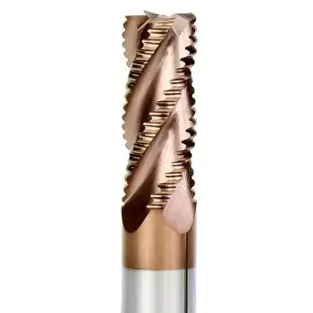12,0 x 30 x 75, d2=12 mm - Kaba Talaş Freze ucu, Z=4, Karbür, Tisin Kaplamalı Tip HR Frezeleme Kesici Takımı