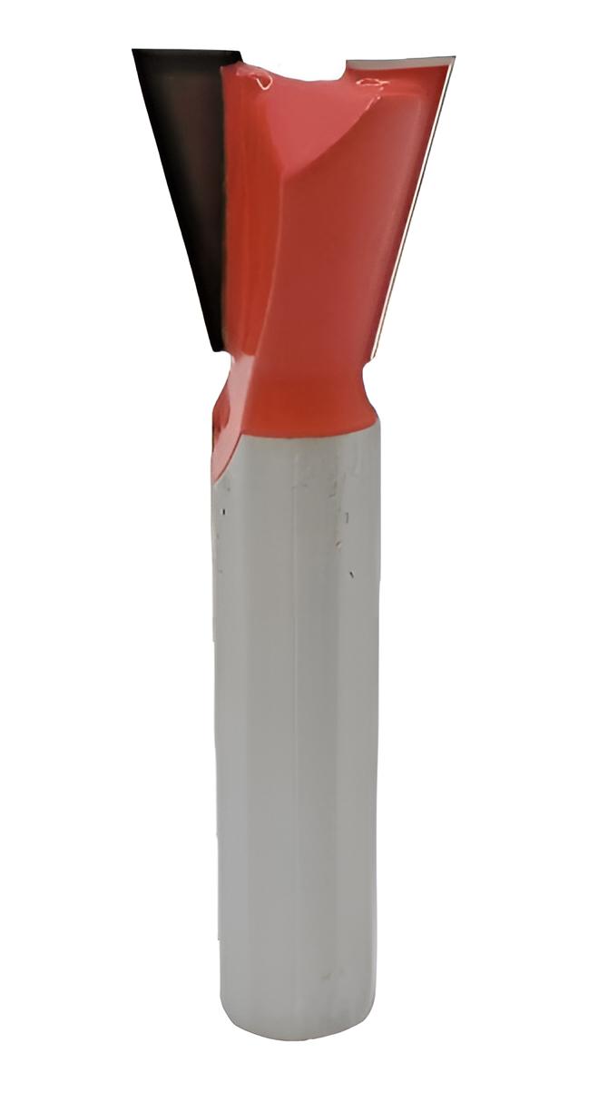 14,3 mm Kırlangıç El freze ucu, Router Bit Karbür (Elmas) kaynaklı 75° frezeleme ucu, Ahşap freze ucu, freze ucu (şaft 8 mm)