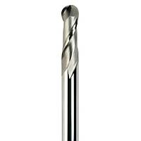 5,0 R2.5 x 15 x 80, d2=6 mm  Küresel Uzun Parmak Freze Çakısı, Z=2, Radyüs Freze ucu