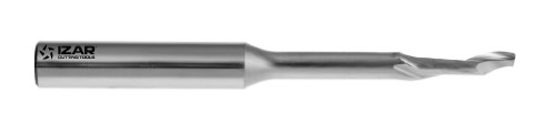 4,0 x16x 80, d2=8 mm - HSS Freze, Z=1, Alüminyum Uzun Parmak Freze ucu, Izar