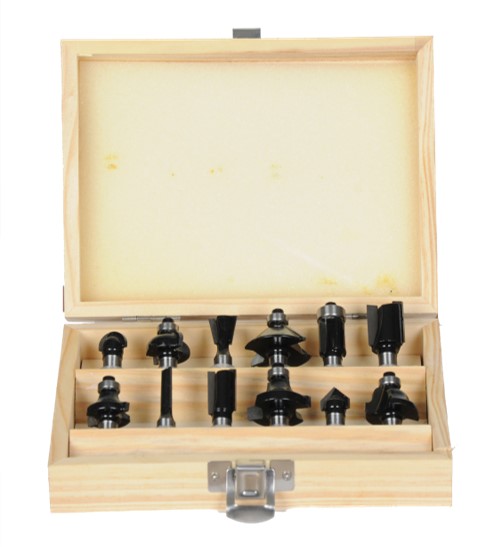 Freze ucu Seti - Router Bit 12 Parça - Router Freze