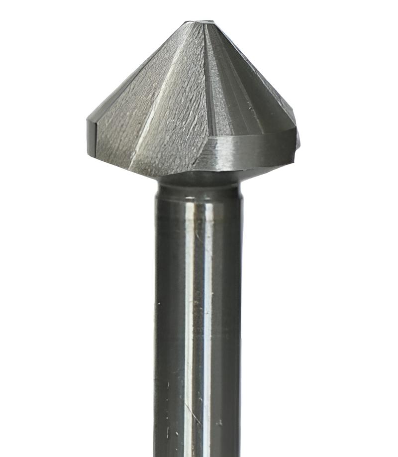 6,3 mm HSS Havşa Matkap ucu, 90°, çapak alma havşası, DIN335 Form C, Z=3