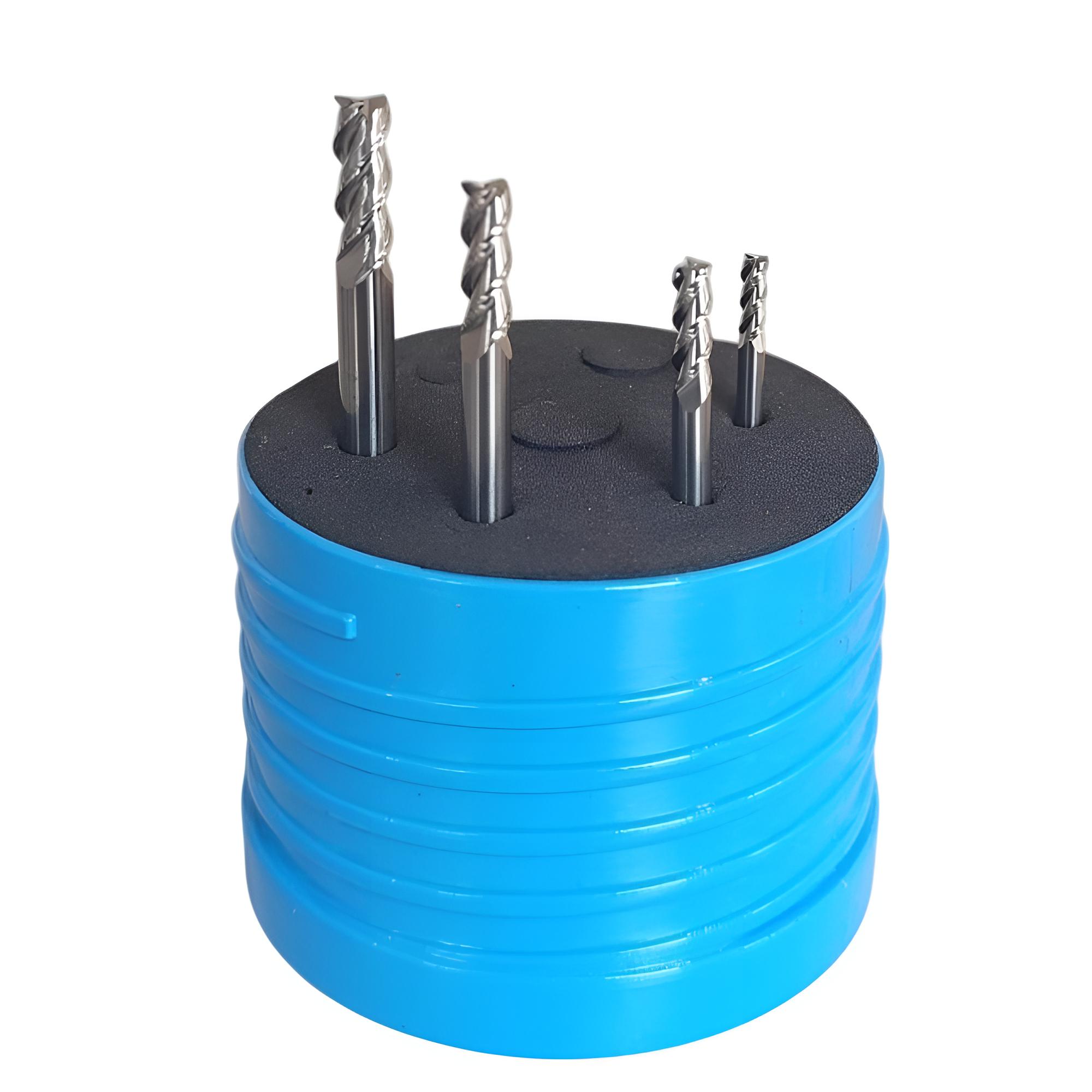 3 / 4 / 5 / 6 mm ✓ Karbür Freze ucu seti, Z=3, Alu Frezeleme ucu seti, polısajlı