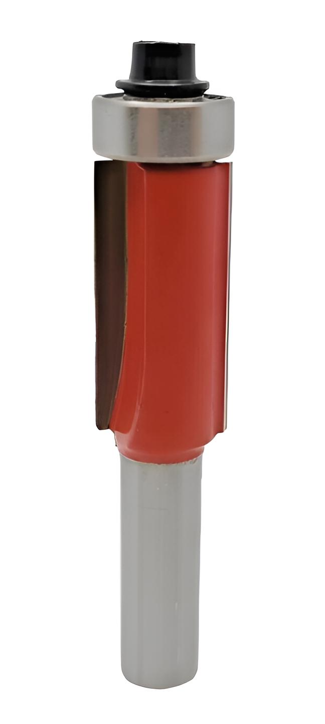 12,7 mm El freze ucu, Karbür (Elmas) kaynaklı ve rulmanlı frezeleme ucu, Router Bit Ahşap freze ucu, Düz kanal rulmanlı freze ucu (şaft 8 mm)