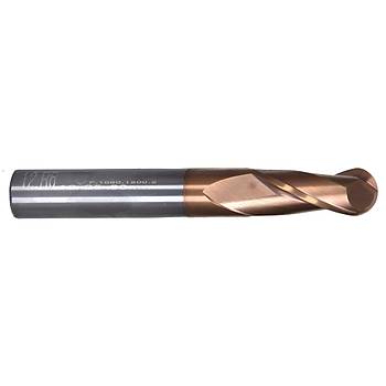 1.5 R0.75 x 4 x 50, d2=4 mm ✔ Kre Parmak Karbr Freze, TiSiN Kaplamal Frezeleme ucu