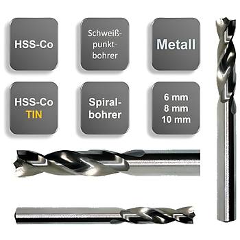 8x80x38 mm Punta rtme Matkab, HSSE, DIN1412