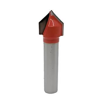 12,7 mm 90 V-El freze ucu, Router Bit Karbr (Elmas) kaynakl V Cut frezeleme ucu, Ahap freze ucu, V-freze ucu (aft 8 mm)