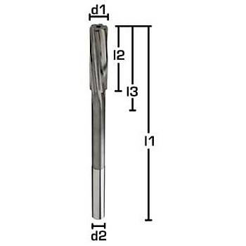  05,97x26x60x100 mm, SD 06,0 mm - Karbr NC Makine Rayba, Form B, 0/+0,005, Uzun