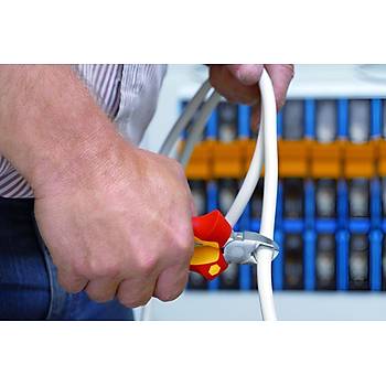 Wiha Pense seti Profesyonel elektrik koruma Kombine pense, kargaburun pense, apraz, 3 adet pense seti