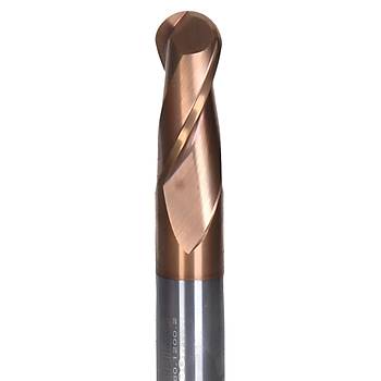 1.5 R0.75 x 4 x 50, d2=4 mm ✔ Kre Parmak Karbr Freze, TiSiN Kaplamal Frezeleme ucu