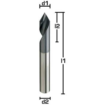 6,0 x 10 x 50 mm - Karbr Gravr Freze, 60, Kaplamal, Genel Amal pantoraf aks