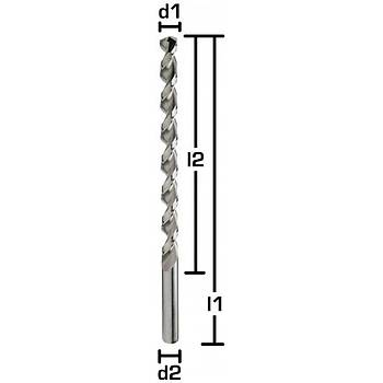 6x150x200 mm | HSSE Matkap Ucu, HA, 130, XL, Uzun