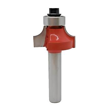 24,7 mm R6 El freze ucu, Karbr (Elmas) kaynakl ve rulmanl frezeleme ucu, Router Bit Ahap freze ucu, Ters Radysl freze ucu (aft 8 mm)