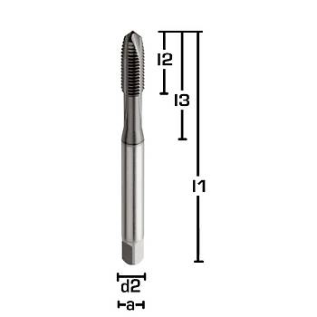 M24 - HSSE/PM Ak Delik (Dz) Makina Klavuzu, Hardlube, Form B, 6H, Nachreiner