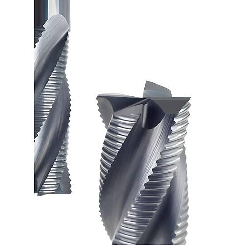 10,0 x 22 x 72, d2=10 mm - Kaba Tala� Freze ucu, Z=4, Karb�r, Kaplamal� Tip HR Frezeleme Kesici Tak�m�