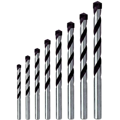 Matkap ucu Seti 3 / 4 / 5 / 6 / 7 / 8 / 9 / 10 mm beton matkap seti 8 par�a, elmas u�lu matkap seti