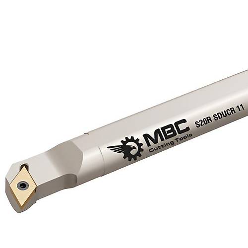 10 x 125 mm - SDUCL �� �ap Delik Tornalama Kateri, DCMT0702 veya DCGT0702 u�lar i�in, sol 93�