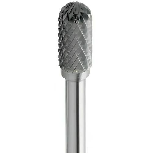 19 x 25 x 65 aft 6 mm - Karbr (HM) Sert Metal apraz dili Kalp Freze, yuvarlak alnl silindir apak alma takm