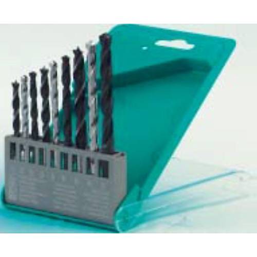 9 adet matkap ucu seti: 5/6/8 mm Demir - Beton - Ah�ap Matkap ucu SET