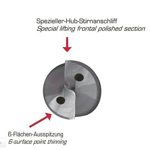  12.50x60x77x124 mm - 5xD Karbr Matkap ucu, BluCut, 140, zel Bileme S-Form, Paslanmaz & elik