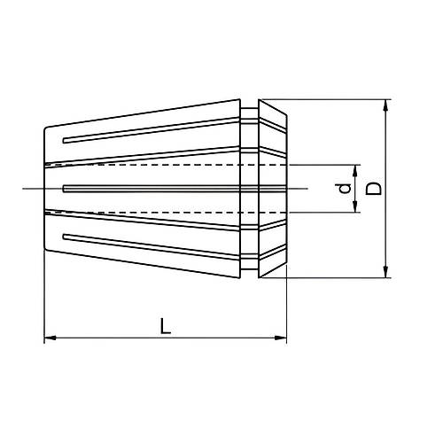 2,0 mm ER16 - Pens, Tip ER, Tak�m s�kma pensi, DIN 6499, 1. Sinif