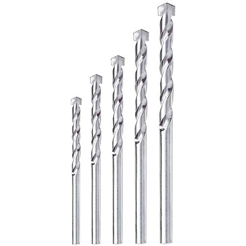 Matkap ucu Seti 4 / 5 / 6 / 8 / 10 mm ta�, fayans matkap seti 5 par�a, elmas u�lu matkap seti