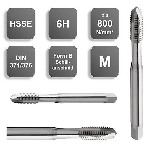 M1,4 ✔ HSSE D�z E�ik A��zl� Makina K�lavuzu, 6H, Form B