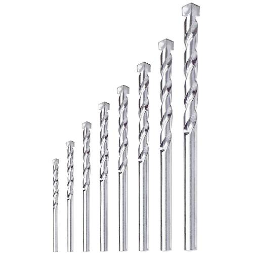 Matkap ucu Seti 3 / 4 / 5 / 6 / 7 / 8 / 9 / 10 mm ta�, fayans matkap seti 8 par�a, elmas u�lu matkap seti