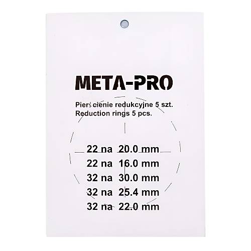 Kesme diskleri i�in red�ksiyon halkalar�, 5 par�al� set, 22-32 mm ? �elik adapt�r seti META-PRO