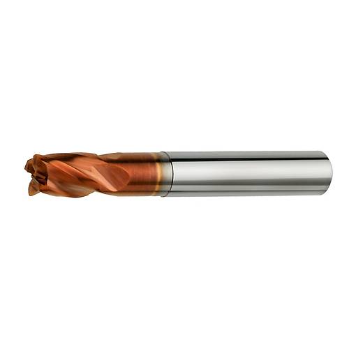 12ER1x18x38x84 - d2=12 mm | Karb�r Kal�pc� Freze, Z=4, 65 HRC, PVD Kaplama