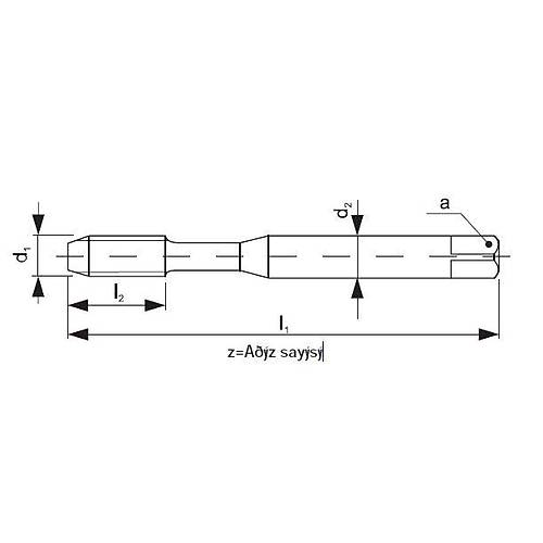 M5 - NAREX HSSE Dz Makina Klavuz, TIN