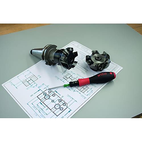 Wiha Tork tornavida TorqueVario�-S de�i�ken olarak ayarlanabilen tork limiti 0,8 - 5 Nm, Tork ayar�n� optimize eder