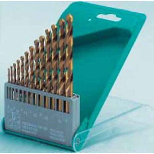2 - 8 mm HSS-G Matkap Ucu Seti, Titanyum Kapl�, 13 adet DIN338 Matkap ucu Seti