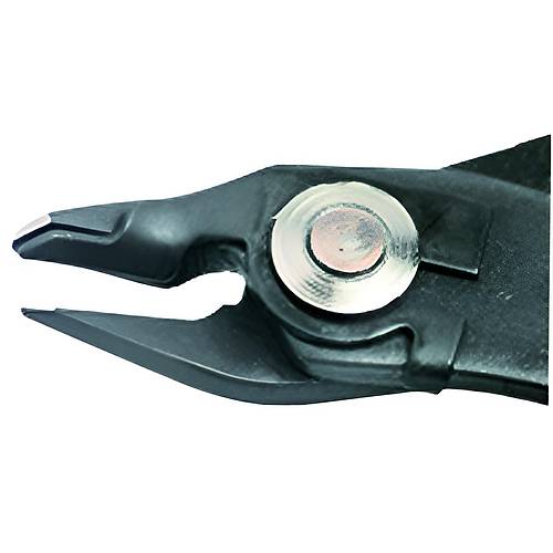 Wiha Elektronik koruma �apraz kesiciler geni�, sivri ba�l� ve e�imli, yumu�ak tellerin ayn� hizada kesilmesi i�in