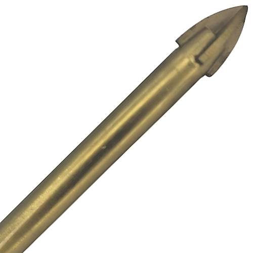 10 mm Karb�r (elmas) u�lu cam matkab�, fayans matkap ucu, seramik delik delme ucu TIN kaplamal� Z=4