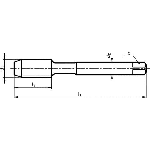 M5 ✔ HSSE Dz Makina Makina Klavuzu, Form C, Narex, DIN376