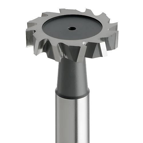 10,5 x 2,0 x 50, d2=6 mm ✓ HSSE kanal frezesi, T frezesi, �apraz di�li T-kanal frezesi, DIN850, Z=6, Tip N, HB Weldon �aft