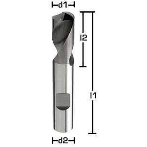  06.00x13x50 mm - Karbr NC Pilot Matkab, BlueCut, Z=2, 142, 60 HRC