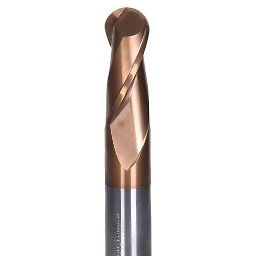 3,5 R1.75 x 11 x 50, d2=4 mm ✔ K�re Parmak Karb�r Freze, TiSiN Kaplamal� Frezeleme ucu