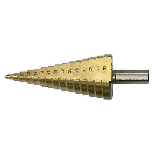 4-32 mm - HSS-TIN Kademeli Matkap ucu -  13 Kademeli u�