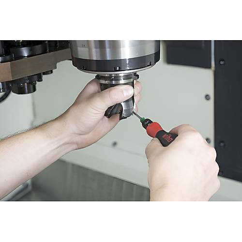 Wiha Tork tornavida TorqueVario�-S de�i�ken olarak ayarlanabilen tork limiti 0,8 - 5 Nm, Tork ayar�n� optimize eder
