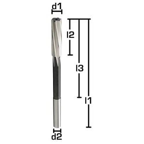  13,00x44x111x151 mm, aft 10,0 mm - HSSE Makine Rayba, DIN 212, H7, Form B