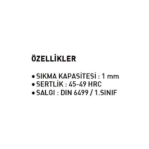 6 mm ER32 - Pens, Tip ER, DIN 6499-B