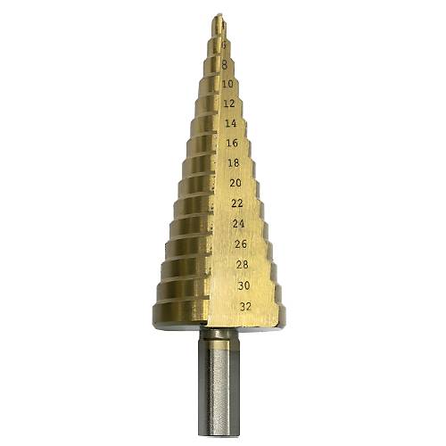 HSS-TIN Kademeli Matkap ucu seti -  3 adet Kademeli delici u� Set